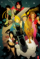 Final Fantasy VII by cheshirecatart