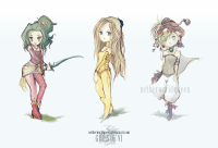 Girls of FFVI by NetherworldQueen
