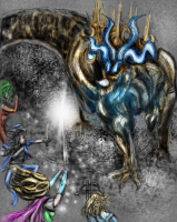 The Fierce Battle by ascenthe