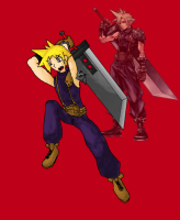 Cloud Strife -Dissidia- by Dark Paladin Danny