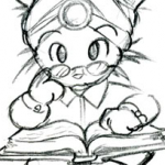 Namingway as a cat by Miss Ronin