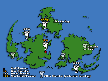 [Final Fantasy VII Chocobo Map Image]