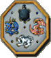 Four-Deity Plate